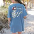 Halloween Math Teacher Skeleton Six Seven Meme Brainrot Women's Comfort Colors T-Shirt Back Print Blue Jean Halloween Math Teacher Skeleton Six Seven Meme Brainrot Women's Comfort Colors T-Shirt Back Print Blue Jean