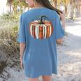Halloween Teacher Librarians Fall Book Pumpkin Retro Reading Women's Comfort Colors T-Shirt Back Print Blue Jean Halloween Teacher Librarians Fall Book Pumpkin Retro Reading Women's Comfort Colors T-Shirt Back Print Blue Jean