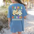 Halloween Teaching My Boos Cute Ghost Teacher Life Costume Women's Comfort Colors T-Shirt Back Print Blue Jean Halloween Teaching My Boos Cute Ghost Teacher Life Costume Women's Comfort Colors T-Shirt Back Print Blue Jean