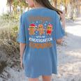 Hangin My Kindergarten Cookie Gingerbread Christmas Teacher For Men Women Kids Women's Comfort Colors T-Shirt Back Print Blue Jean Hangin My Kindergarten Cookie Gingerbread Christmas Teacher For Men Women Kids Women's Comfort Colors T-Shirt Back Print Blue Jean