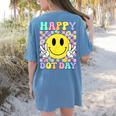 Happy Dot Day Shirts Teacher Student Girls Kids Smile Face Women's Comfort Colors T-Shirt Back Print Blue Jean Happy Dot Day Shirts Teacher Student Girls Kids Smile Face Women's Comfort Colors T-Shirt Back Print Blue Jean