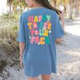 Happy To See Your Face Teacher Disco Ball Back To School Women's Comfort Colors T-Shirt Back Print Blue Jean Happy To See Your Face Teacher Disco Ball Back To School Women's Comfort Colors T-Shirt Back Print Blue Jean