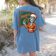 Haunted By 6-7 Six Seven 67 Math Teacher Halloween Skeleton Women's Comfort Colors T-Shirt Back Print Blue Jean Haunted By 6-7 Six Seven 67 Math Teacher Halloween Skeleton Women's Comfort Colors T-Shirt Back Print Blue Jean