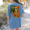 HUGvyn Halloween Skeleton Six Seven 67 Meme PEMDAS Teacher Women's Comfort Colors T-Shirt Back Print Blue Jean HUGvyn Halloween Skeleton Six Seven 67 Meme PEMDAS Teacher Women's Comfort Colors T-Shirt Back Print Blue Jean