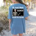 I'Ll Just Wait Until It's Quiet Spanish Teacher Halloween Men Women Kids Women's Comfort Colors T-Shirt Back Print Blue Jean I'Ll Just Wait Until It's Quiet Spanish Teacher Halloween Men Women Kids Women's Comfort Colors T-Shirt Back Print Blue Jean