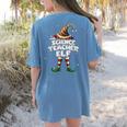 I'm The Science Teacher Elf Family Matching Group Christmas Women's Comfort Colors T-Shirt Back Print Blue Jean I'm The Science Teacher Elf Family Matching Group Christmas Women's Comfort Colors T-Shirt Back Print Blue Jean