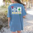 I'm Working For Christmas Break 5 Stars Christmas Teacher Women's Comfort Colors T-Shirt Back Print Blue Jean I'm Working For Christmas Break 5 Stars Christmas Teacher Women's Comfort Colors T-Shirt Back Print Blue Jean