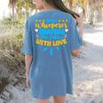 Infant Whisperer Daycare School Childcare Infant Teacher Women's Comfort Colors T-Shirt Back Print Blue Jean Infant Whisperer Daycare School Childcare Infant Teacher Women's Comfort Colors T-Shirt Back Print Blue Jean