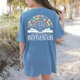 Intervention Teacher Reading Intervention Women's Comfort Colors T-Shirt Back Print Blue Jean Intervention Teacher Reading Intervention Women's Comfort Colors T-Shirt Back Print Blue Jean