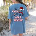 It's Cool To Be a Infant Teacher Snowman Winter Christmas Women's Comfort Colors T-Shirt Back Print Blue Jean It's Cool To Be a Infant Teacher Snowman Winter Christmas Women's Comfort Colors T-Shirt Back Print Blue Jean