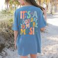 It's A Good Day To Make Music Musician Band Music Teacher Women's Comfort Colors T-Shirt Back Print Blue Jean It's A Good Day To Make Music Musician Band Music Teacher Women's Comfort Colors T-Shirt Back Print Blue Jean