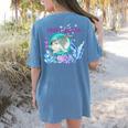 Kindergarten Teacher Dolphin Ocean Life Teaching Team Spirit Women's Comfort Colors T-Shirt Back Print Blue Jean Kindergarten Teacher Dolphin Ocean Life Teaching Team Spirit Women's Comfort Colors T-Shirt Back Print Blue Jean