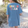 Last Day Of School Back To School Dream Team Teacher Kids Women's Comfort Colors T-Shirt Back Print Blue Jean Last Day Of School Back To School Dream Team Teacher Kids Women's Comfort Colors T-Shirt Back Print Blue Jean