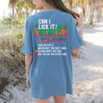 Can I Lick It Periodic Table Science Teacher Chemistry Women's Comfort Colors T-Shirt Back Print Blue Jean Can I Lick It Periodic Table Science Teacher Chemistry Women's Comfort Colors T-Shirt Back Print Blue Jean
