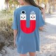 Magnet Science Pun T-Shirt For Geeks Science Teachers Women's Comfort Colors T-Shirt Back Print Blue Jean Magnet Science Pun T-Shirt For Geeks Science Teachers Women's Comfort Colors T-Shirt Back Print Blue Jean