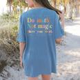 Do Math Not Magic Show Your Work Maths Teacher Student Women's Comfort Colors T-Shirt Back Print Blue Jean Do Math Not Magic Show Your Work Maths Teacher Student Women's Comfort Colors T-Shirt Back Print Blue Jean