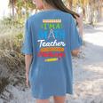 Math Teacher I Am A Math Teacher Of Course I Have Problems Women's Comfort Colors T-Shirt Back Print Blue Jean Math Teacher I Am A Math Teacher Of Course I Have Problems Women's Comfort Colors T-Shirt Back Print Blue Jean