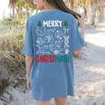 Merry Christmath – Math Christmas For Math Teacher For Men Women Kids Women's Comfort Colors T-Shirt Back Print Blue Jean