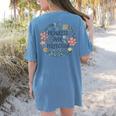 Motivational Progress Over Perfection Back To School Teacher Women's Comfort Colors T-Shirt Back Print Blue Jean Motivational Progress Over Perfection Back To School Teacher Women's Comfort Colors T-Shirt Back Print Blue Jean