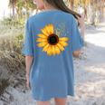 Music For Men Women Music Teacher Music Lover Women's Comfort Colors T-Shirt Back Print Blue Jean