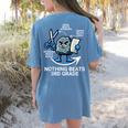Nothing Beats 3rd Grade Back To School Kids Teachers Women's Comfort Colors T-Shirt Back Print Blue Jean
