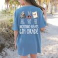 Nothing Beats 6th Grade Back To School Kids Teachers Women's Comfort Colors T-Shirt Back Print Blue Jean Nothing Beats 6th Grade Back To School Kids Teachers Women's Comfort Colors T-Shirt Back Print Blue Jean