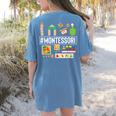 Novelty Montessori Studying Learning Schooling Teacher Love For Men Women Women's Comfort Colors T-Shirt Back Print Blue Jean Novelty Montessori Studying Learning Schooling Teacher Love For Men Women Women's Comfort Colors T-Shirt Back Print Blue Jean