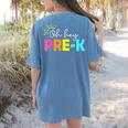 Oh Hey Pre-k Shirt Back To School Teachers Students Women's Comfort Colors T-Shirt Back Print Blue Jean Oh Hey Pre-k Shirt Back To School Teachers Students Women's Comfort Colors T-Shirt Back Print Blue Jean