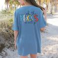 Oh The Places We Will Go Reading Day Book Lovers Teachers Women's Comfort Colors T-Shirt Back Print Blue Jean Oh The Places We Will Go Reading Day Book Lovers Teachers Women's Comfort Colors T-Shirt Back Print Blue Jean