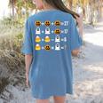 Order Of Operations Quiz Pumpkin Halloween Math Teacher Women's Comfort Colors T-Shirt Back Print Blue Jean Order Of Operations Quiz Pumpkin Halloween Math Teacher Women's Comfort Colors T-Shirt Back Print Blue Jean