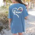 Para Heart Paraprofessional Teacher Paraeducator Women's Comfort Colors T-Shirt Back Print Blue Jean Para Heart Paraprofessional Teacher Paraeducator Women's Comfort Colors T-Shirt Back Print Blue Jean