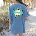 Para Shirt Super Para Paraprofessional Teacher Women's Comfort Colors T-Shirt Back Print Blue Jean