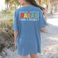 Paras Make It Possible Teacher Paraprofessional Paraeducator Women's Comfort Colors T-Shirt Back Print Blue Jean
