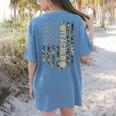 Patriotic Teacher American Flag Camouflage 4th Of July Camo Women's Comfort Colors T-Shirt Back Print Blue Jean Patriotic Teacher American Flag Camouflage 4th Of July Camo Women's Comfort Colors T-Shirt Back Print Blue Jean