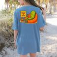 Pickle Reading Books Bookworm Teacher Librarian Kids Retro Women's Comfort Colors T-Shirt Back Print Blue Jean Pickle Reading Books Bookworm Teacher Librarian Kids Retro Women's Comfort Colors T-Shirt Back Print Blue Jean