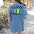 Pre-K Paraprofessional Teacher Back To School Vibes Women's Comfort Colors T-Shirt Back Print Blue Jean Pre-K Paraprofessional Teacher Back To School Vibes Women's Comfort Colors T-Shirt Back Print Blue Jean