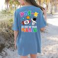 Pre-K Student Teacher Astronaut Space Back To School Women's Comfort Colors T-Shirt Back Print Blue Jean Pre-K Student Teacher Astronaut Space Back To School Women's Comfort Colors T-Shirt Back Print Blue Jean