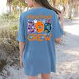 Preschool Boo Crew Preschool Halloween Teacher Kids Women's Comfort Colors T-Shirt Back Print Blue Jean Preschool Boo Crew Preschool Halloween Teacher Kids Women's Comfort Colors T-Shirt Back Print Blue Jean