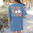 Preschool Boo Crew Preschool Teacher Student Halloween Women's Comfort Colors T-Shirt Back Print Blue Jean Preschool Boo Crew Preschool Teacher Student Halloween Women's Comfort Colors T-Shirt Back Print Blue Jean