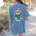 Preschool Crew Xmas Reindeer Teacher Student Christmas Women's Comfort Colors T-Shirt Back Print Blue Jean Preschool Crew Xmas Reindeer Teacher Student Christmas Women's Comfort Colors T-Shirt Back Print Blue Jean