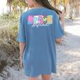 Preschool Squad Team Pre-K Crew Back To School Teacher Women's Comfort Colors T-Shirt Back Print Blue Jean Preschool Squad Team Pre-K Crew Back To School Teacher Women's Comfort Colors T-Shirt Back Print Blue Jean