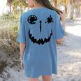 Pumpkin Artist Halloween Art Teacher Women's Comfort Colors T-Shirt Back Print Blue Jean Pumpkin Artist Halloween Art Teacher Women's Comfort Colors T-Shirt Back Print Blue Jean
