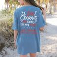 Punctuation Saves Lives I English Grammar Teacher Women's Comfort Colors T-Shirt Back Print Blue Jean