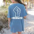Red For Ed Teacher Fist North Carolina RedforEd Shirts Women's Comfort Colors T-Shirt Back Print Blue Jean Red For Ed Teacher Fist North Carolina RedforEd Shirts Women's Comfort Colors T-Shirt Back Print Blue Jean