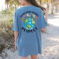 Reduce Reuse Recycle Respect Earth Day Teacher Girl Women Women's Comfort Colors T-Shirt Back Print Blue Jean Reduce Reuse Recycle Respect Earth Day Teacher Girl Women Women's Comfort Colors T-Shirt Back Print Blue Jean