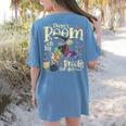 There's Room On My Broom For You Too Teacher Halloween Women's Comfort Colors T-Shirt Back Print Blue Jean There's Room On My Broom For You Too Teacher Halloween Women's Comfort Colors T-Shirt Back Print Blue Jean