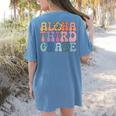 Retro Aloha Third Grade Teacher Summer Vacation Beach Hawaii Women's Comfort Colors T-Shirt Back Print Blue Jean Retro Aloha Third Grade Teacher Summer Vacation Beach Hawaii Women's Comfort Colors T-Shirt Back Print Blue Jean