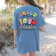 Retro Proud To Teach Multilingual Learners English Teacher Women's Comfort Colors T-Shirt Back Print Blue Jean Retro Proud To Teach Multilingual Learners English Teacher Women's Comfort Colors T-Shirt Back Print Blue Jean