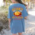 This Is My Scary Gym Teacher Costume Pumpkin Halloween Men Women Women's Comfort Colors T-Shirt Back Print Blue Jean This Is My Scary Gym Teacher Costume Pumpkin Halloween Men Women Women's Comfort Colors T-Shirt Back Print Blue Jean