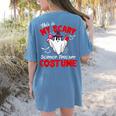 This Is My Scary Science Teacher Costume Ghost Halloween Women's Comfort Colors T-Shirt Back Print Blue Jean This Is My Scary Science Teacher Costume Ghost Halloween Women's Comfort Colors T-Shirt Back Print Blue Jean